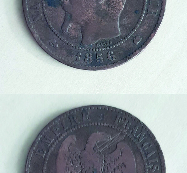 Napoleon III 1856 dix centimes