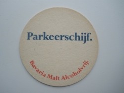 1 bierviltje Bavaria Malt - Parkeerschijf