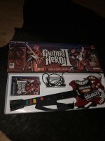 PS2 Guitar Hero II Gibson Red bekabelde Gitaar+Game in Doos…
