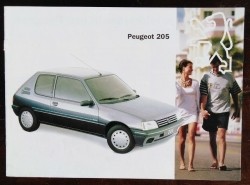 Folder - PEUGEOT 205 - 1995