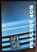 Folder/brochure - Peugeot 405 -1989