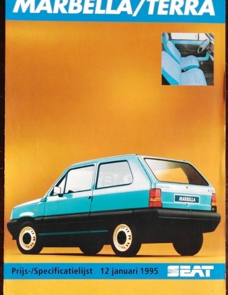 Prijs/Specificatielijst - SEAT Marbella/Terra 1995