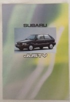 Folder/brochure - Subaru Justy