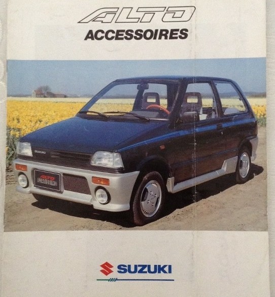 Folder - SUZUKI Alto accessoires - 1989
