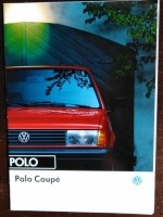 Folder/brochure - Volkswagen Polo Coupé - 1993