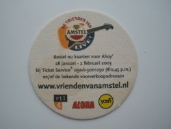 1 bierviltje Amstel - Vrienden van Amstel life