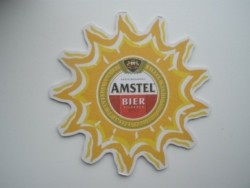 1 bierviltje Amstel - In de vorm van een zon