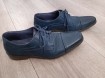 Nieuwstaat Heren blauwe schoenen Van Beers mt 42
