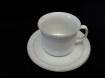 8 vintage porcelein koffiekopjes, Kronester,zgan,wit,jr’80