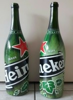 2 Heineken Millennium 3 Liter+1Fles 2018 +Glazen Kan1½