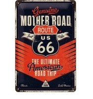 Mother road route 66 reclamebord