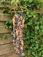 Cami jumpsuit in luipaardprint