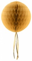 Honeycomb Bal Goud 30cm