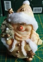 2811 - Sneeuwpop met kerstboom