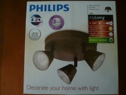 Nieuw in de doos Philips myliving 3Spot light Idyllc