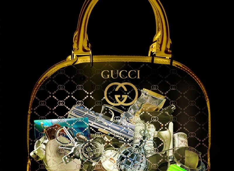 Glasschilderij Gucci tas | Ter Halle | 704