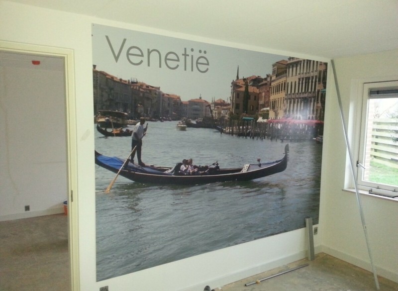 Zeer grote Venetië foto print op dik plastic plaat