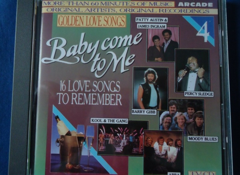 De verzamel-CD Golden Love Songs Volume 4: Baby Come To Me.