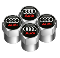 Auto ventieldopjes met Audi logo
