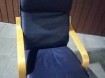 Design modern lederen blauwe fauteuil 