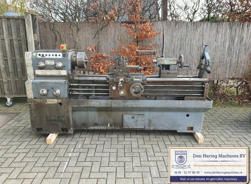 Excelsior Akron 250 L draaibank Lathe doorlaat 55mm