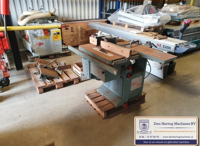 Combinatiebank hout zagen frezen vandikte vlakbank 260mm