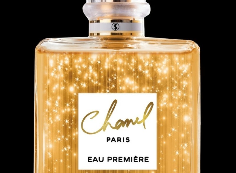 Glasschilderij Coco Chanel Paris eau premiere Parfum | 042