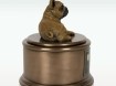 Franse Bull beeld op koper metalen urn (slechts 1 exemplaar…