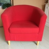 IKEA TULLSTA fauteuil / stoel - rood