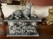 Husky hondenbeeld op urn als set te koop