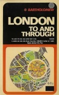 Tweezijdige kaart Londen en omgeving, 1975