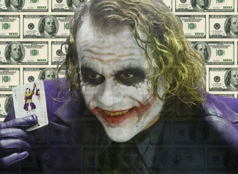 Glasschilderij de Joker | Art Collection | 053