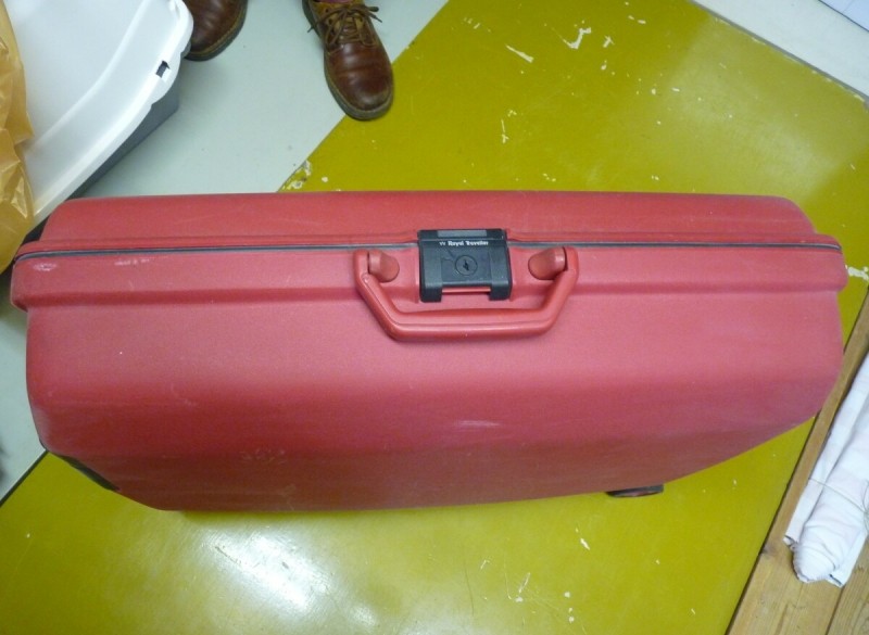 Rode koffer