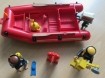 Playmobil rode rubberboot met duikers 