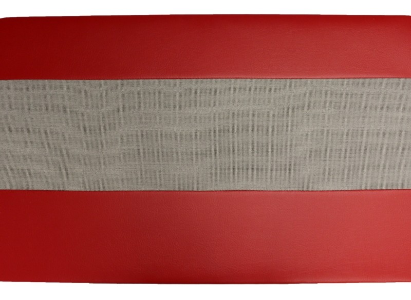 Bekleding PV544 B deurpaneel rood-grijs rechts 1960-1961 Vo…