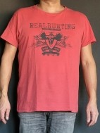 Rode T-shirt  over de jacht van Regular Fit – Maat XXL