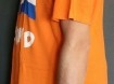 Oranje voetbal T-shirt met de tekst HOLLAND – Maat XXL