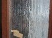 Hardhouten raamkozijnen met sierglas 48x218