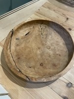 Houten olijf houten schaal