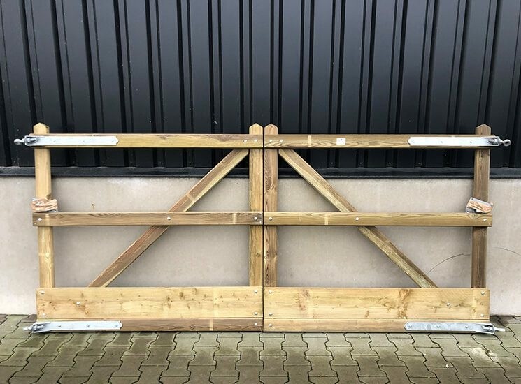 Houten poort | 300 cm | Tanalith-E