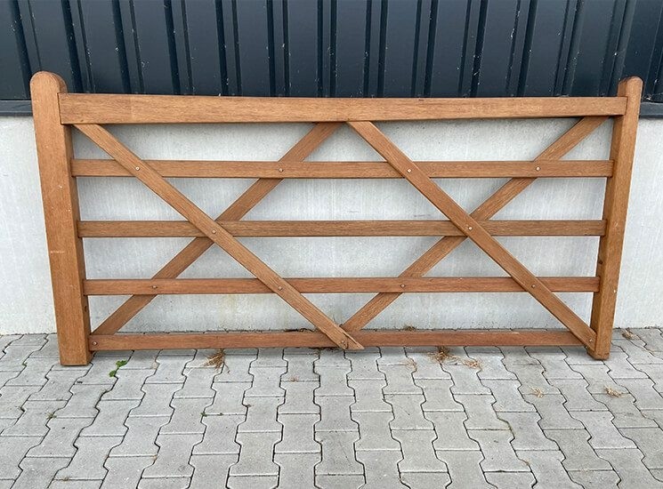 Houten poort London | 240 cm | Hardhout