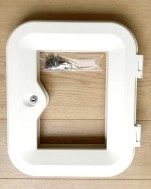 Thetford toilet serviceluik nieuw wit met alle toebehoren