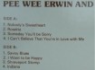 Te koop het album Memorial van Pee Wee Erwin.