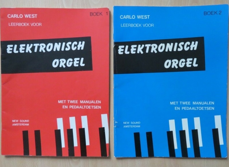 Carlo West – Leerboek voor elektronisch orgel 1 en 2