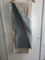 Sjaal beige/grijs
