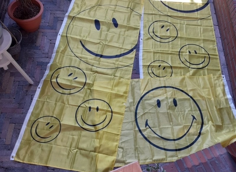 Smiley vlaggen/banners