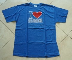 Nieuw blauw T-shirt met print I Love Gran Canaria (maat XXL…