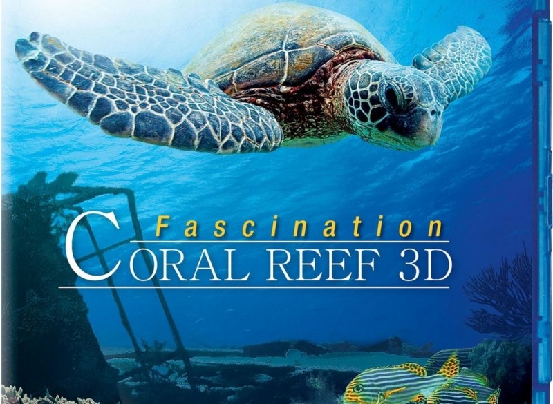 CORAL REEF 3D plus Blu-Ray dvd