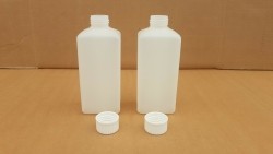 Lege plastic flacons / flesjes met schroefdop - 250ml