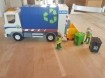 Playmobil vuilniswagen met containers en vuilnismannen